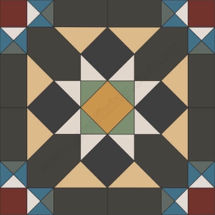 tessellated tile floor panel